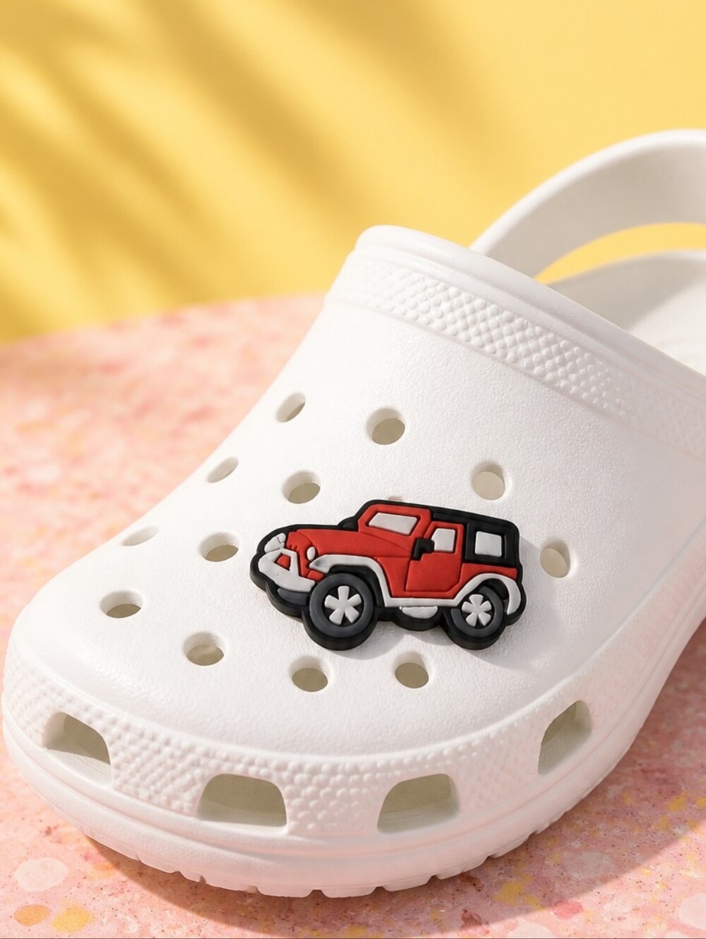 Red Jeep Croc Shoe Charms | Fun Jibbitz Style | Mix & Match 6/$20 Bundle New